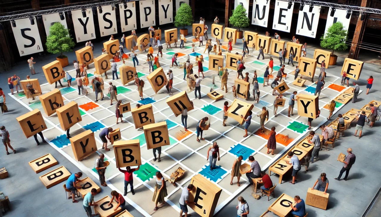 Scrabble géant - Brise-glace